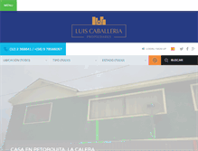 Tablet Screenshot of luiscaballeria.com